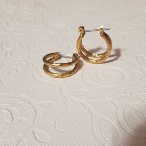 Lia Sophia SECOND LOOK gold earrings, retired